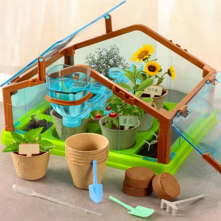 Набір для вирощування рослин Ботанічний теплиця/ґрунт/насіння/інструменти від 5 років (30731358) - фото 2 Набір для вирощування рослин Ботанічний теплиця/ґрунт/насіння/інструменти від 5 років (30731358) - фото 2