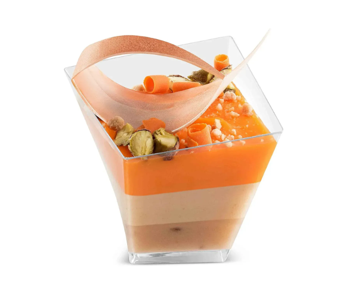 Набір десертниць Трапеція зі склопластику 130 мл 20 шт. (27236419)