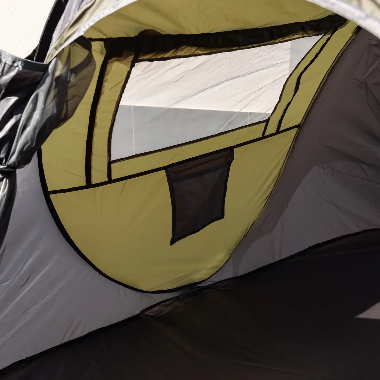 Намет туристичний для кемпінгу 2 місний саморозкладний 2,45х1,45 м - фото 4