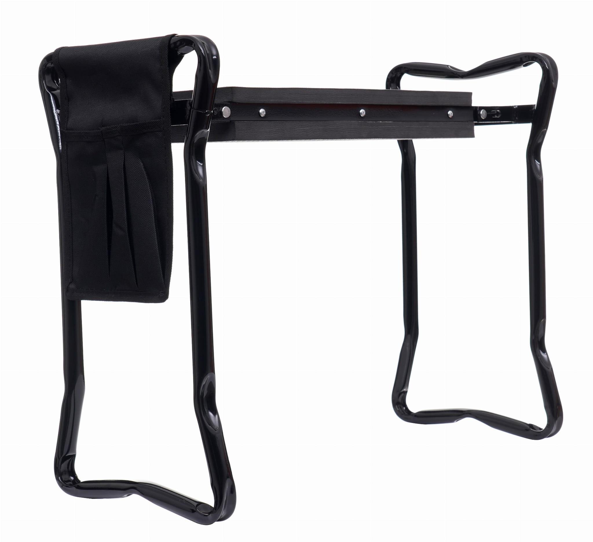 Табурет лавка складаний садовий Kraft&Dele KD10634 з органайзером для садових інструментів Чорний - фото 4 Табурет лавка складаний садовий Kraft&Dele KD10634 з органайзером для садових інструментів Чорний - фото 4