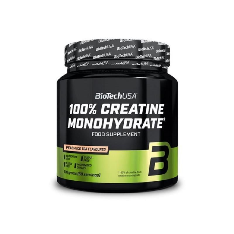 Креатин моногидрат Biotech 100% Creatine Mono Ice tea-peach 300 г Креатин моногидрат Biotech 100% Creatine Mono Ice tea-peach 300 г