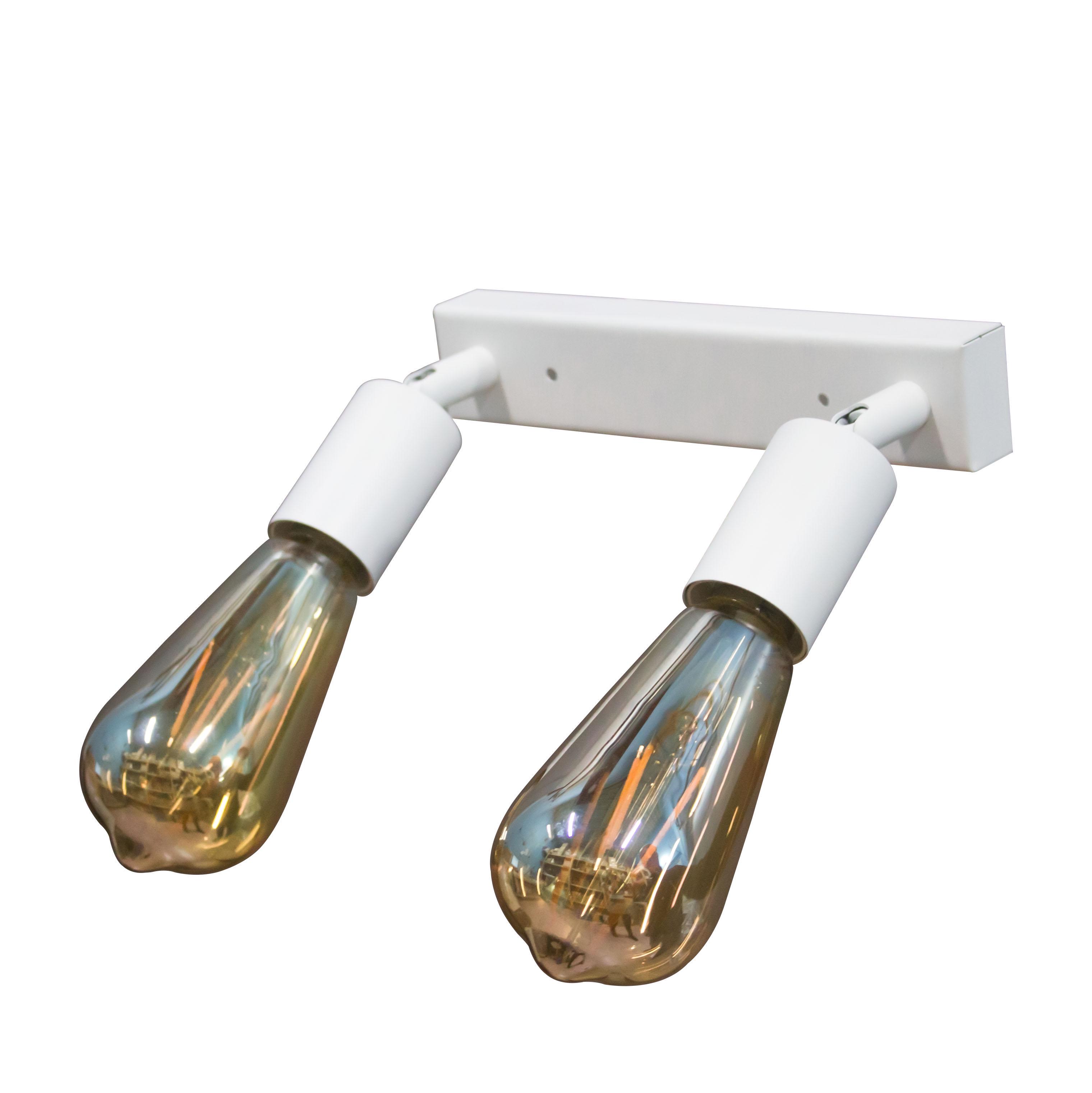 Светильник в стиле лофт MSK ELECTRIC Asket NL 1222-2 W с поворотным механизмом