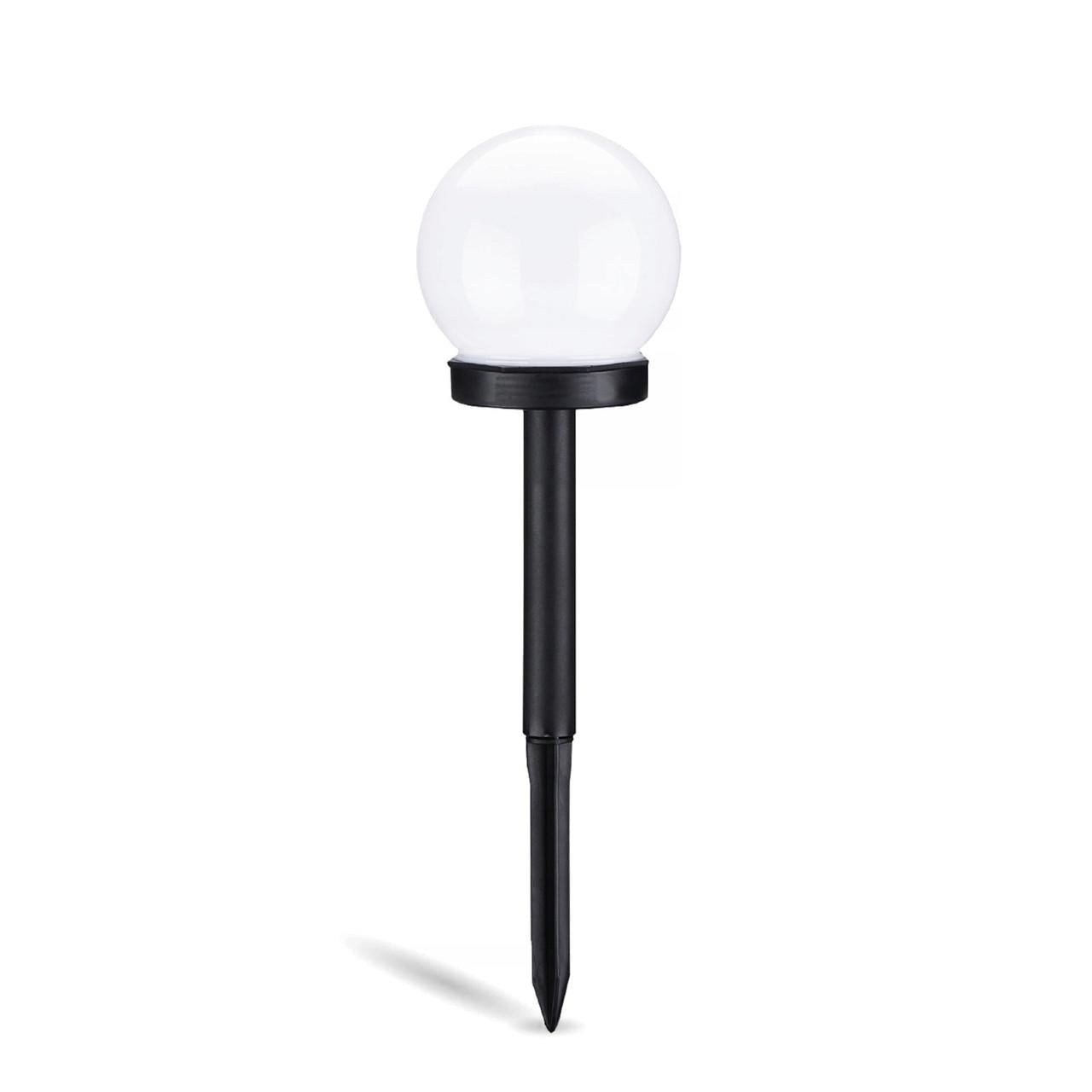 Набор LED-шаров садовых 10 см на солнечной батарее Lumiled Atris 6500 K IP44 6 шт. Белый/Холодный свет (LUMSOL1010)