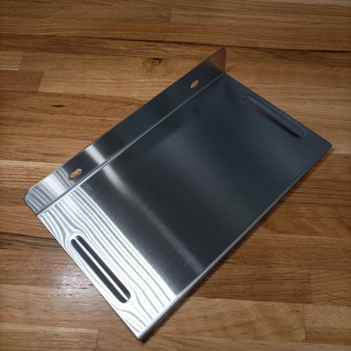 Міні-полочка з нержавіючої сталі CanSteel K23-mini для ванної/туалету/для телефону Сріблястий матовий (3301) - фото 7 Міні-полочка з нержавіючої сталі CanSteel K23-mini для ванної/туалету/для телефону Сріблястий матовий (3301) - фото 7