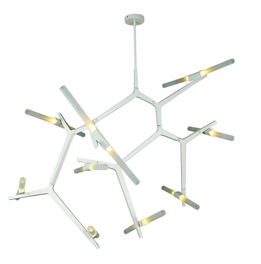 Люстра Levistella 756LPR189-18 WH Лофт на 18 ламп Белый (1887928978)