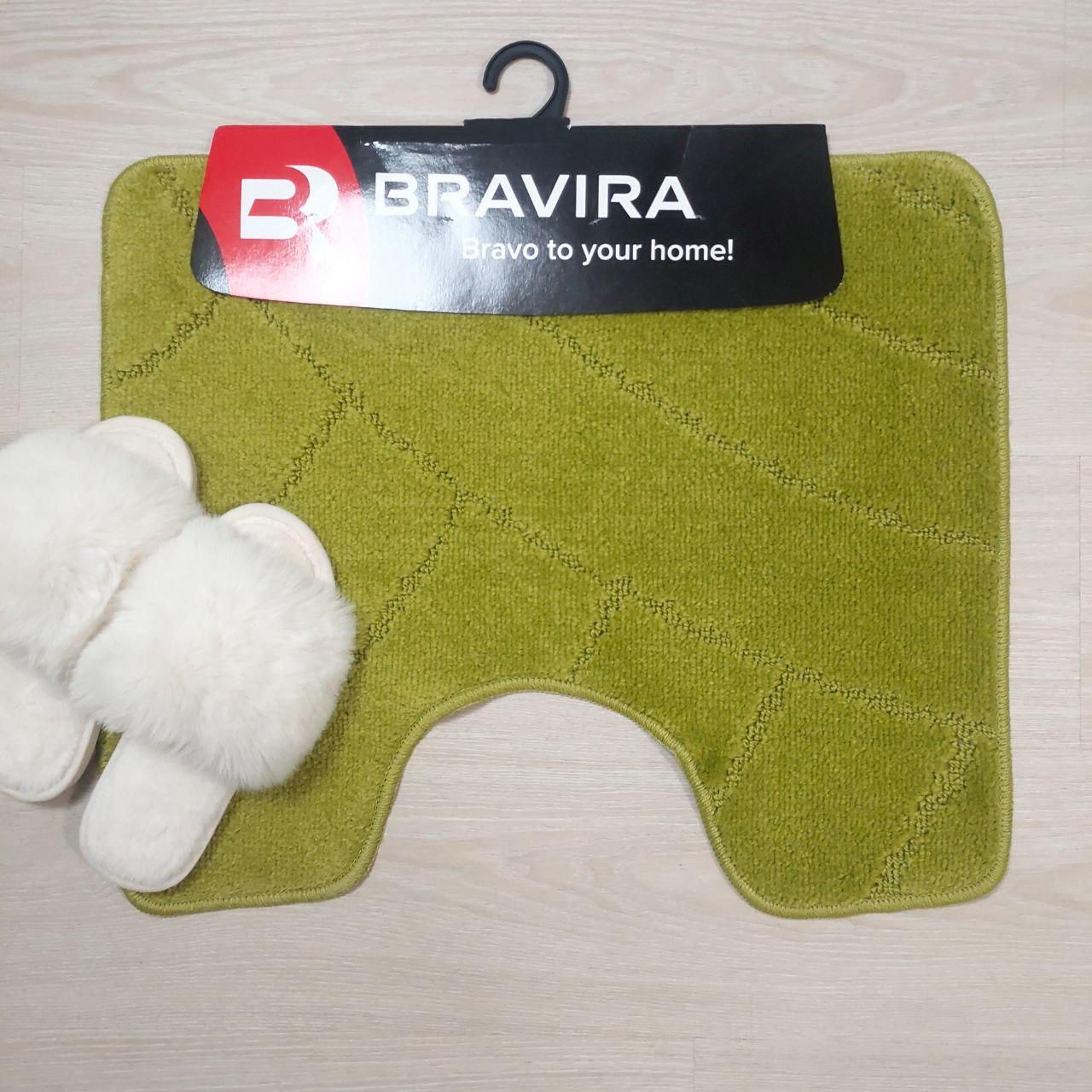 Килимок під унітаз Bravira Classik 50х60 см BR-CLT201825 (157-Green)