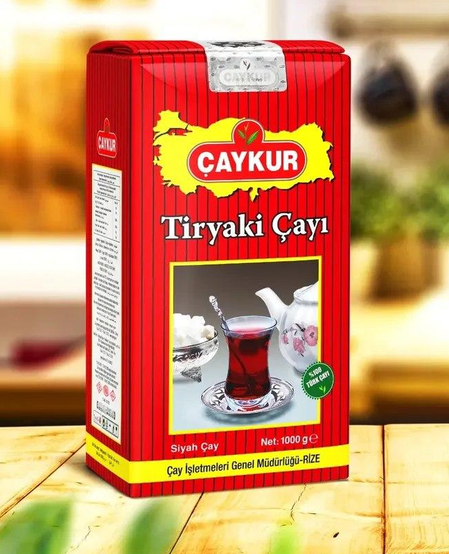 Турецкий черный чай CAYKUR Tiryaki 1 кг моночай/рассыпной/измельченный лист