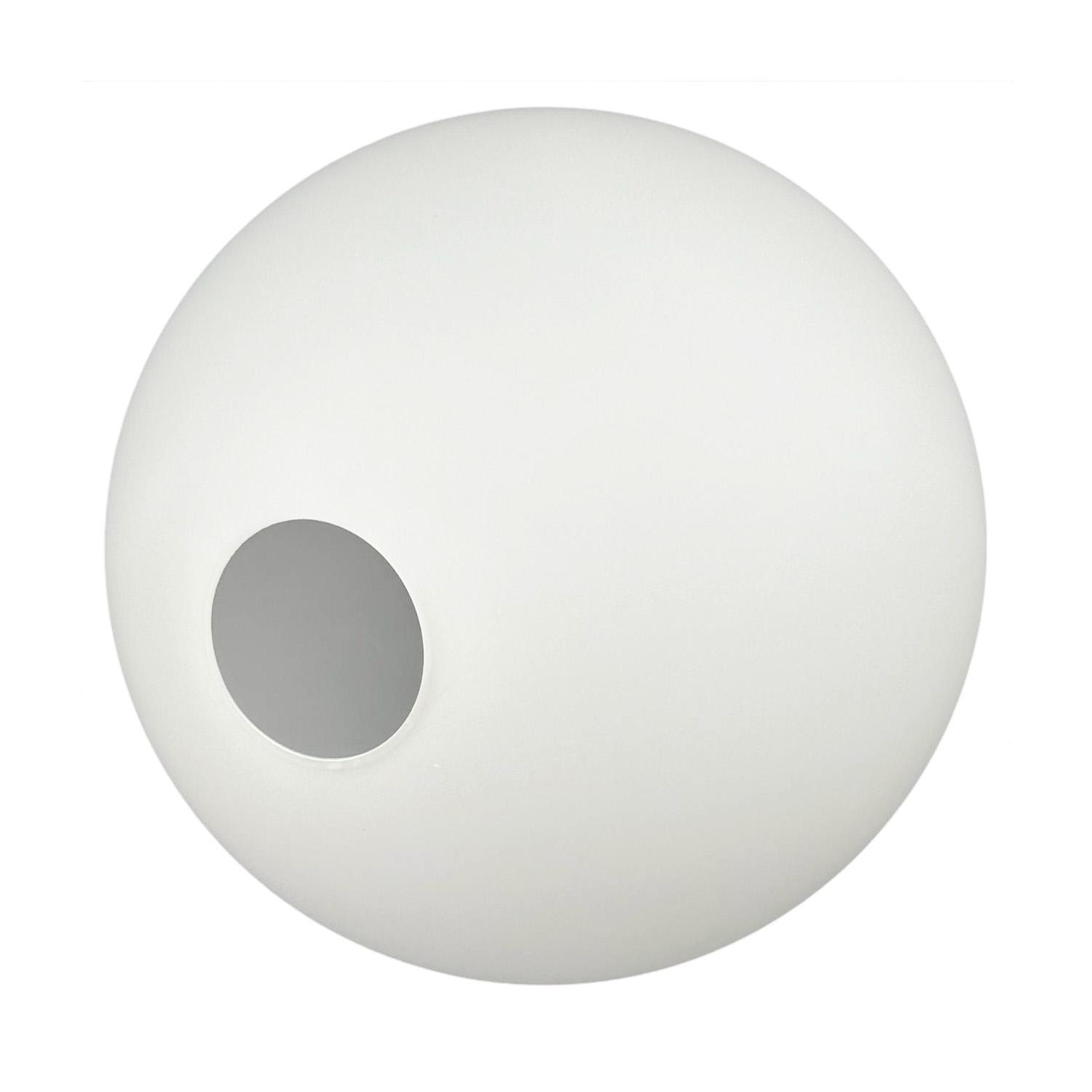 Плафон скляна куля Економ ⌀300 мм під лампу G9/E14 Білий матовий - фото 2 Плафон скляна куля Економ ⌀300 мм під лампу G9/E14 Білий матовий - фото 2