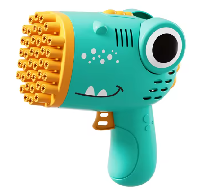 Іграшка пістолет для бульбашок 40 отворів бульбашкомет DinoOne Blue (27455433) - фото 1 Іграшка пістолет для бульбашок 40 отворів бульбашкомет DinoOne Blue (27455433) - фото 1