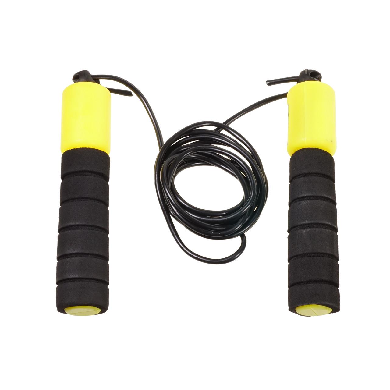 Спортивна скакалка Supretto з лічильником Чорний/Жовтий (1323502639)