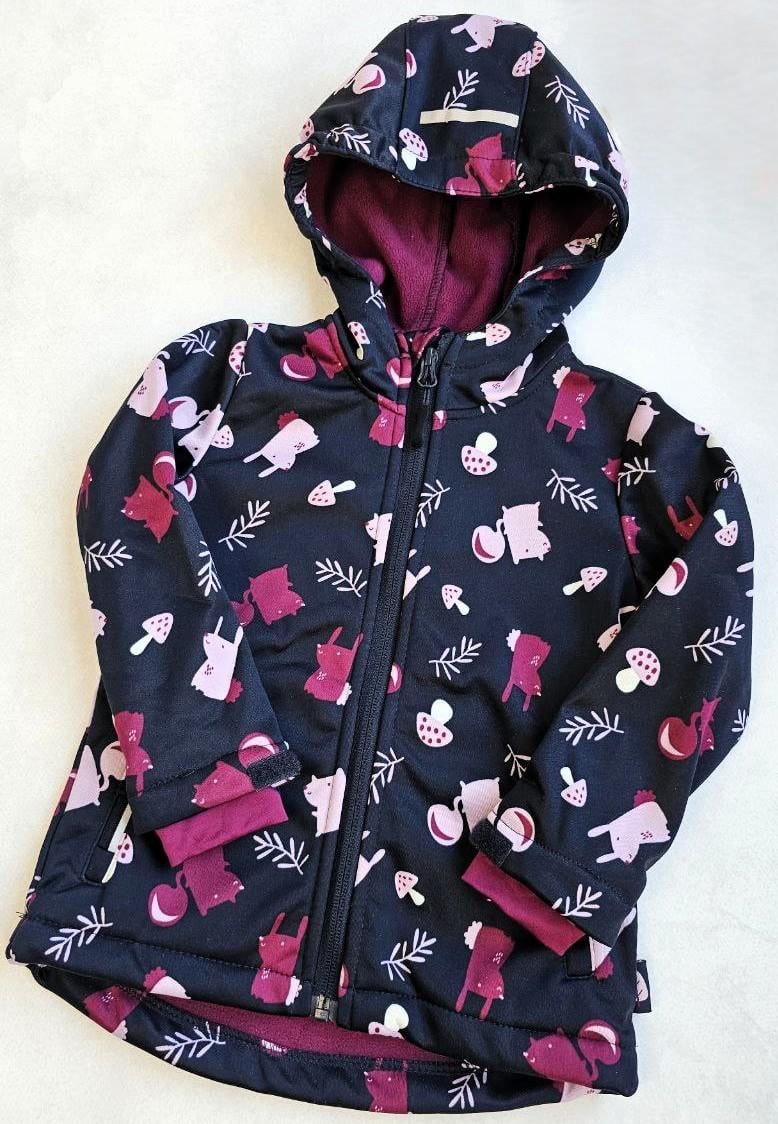 Куртка-софтшел для дівчаток Lupilu водонепроникна на флісі 110-116 см (023621) - фото 2