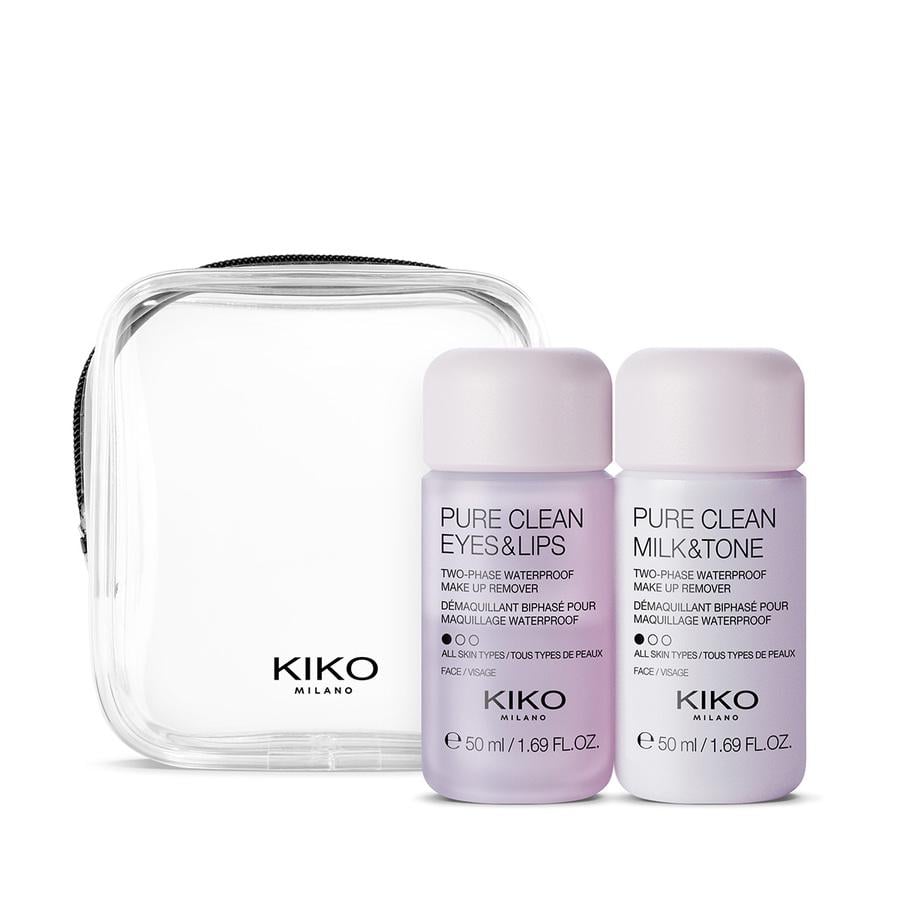 Набор для очистки лица On The Go Pure Clean Kit Kiko Milano 2х50 мл