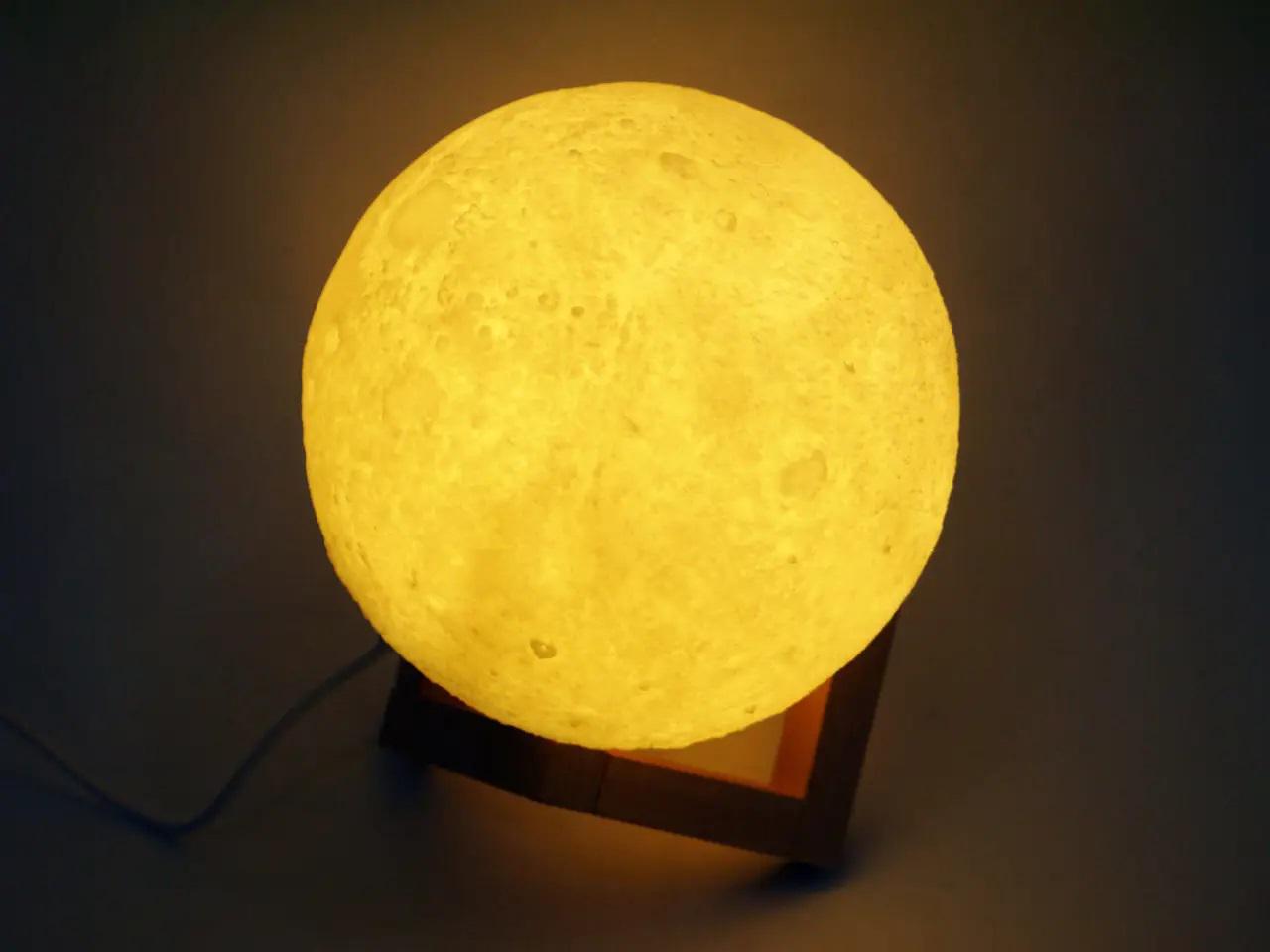 Нічник 3D Moon Lamp RGB підсвітка з регулюванням режимів (2079257937)