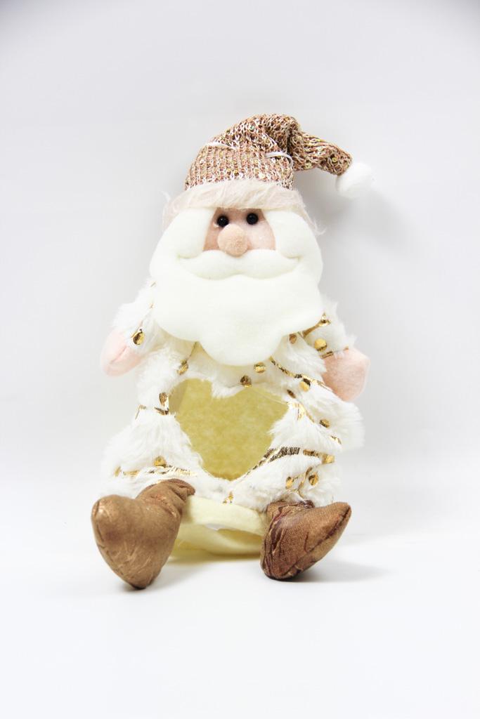 Новогодний мешок для подарков R30923 Santa&Co 12х22 см Золотой