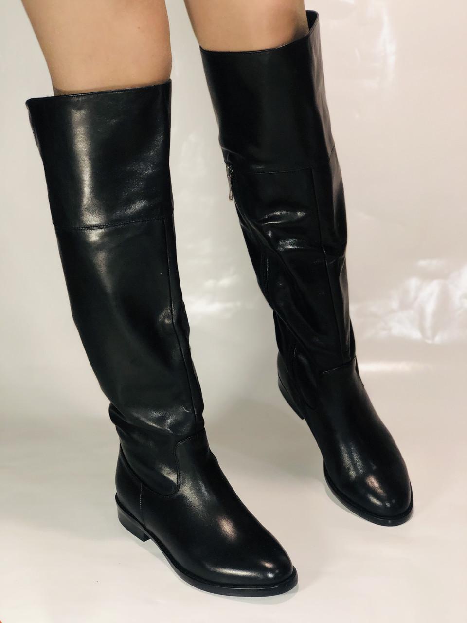 Ботфорты женские зимние Dali р. 37 24,0 см Черный (2452)