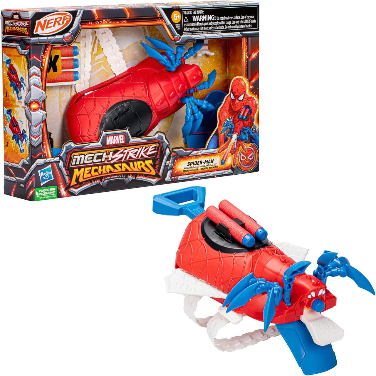 Бластер-перчатка Marvel Mech Strike Mechasaurs Spider-Man Arachno Blaster Hasbro