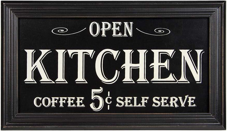 Декоративная табличка 33х19см Amazon 73213 Черный