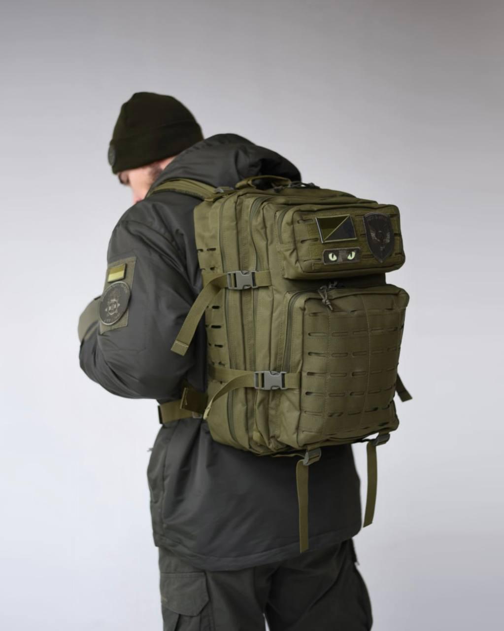 Рюкзак тактический 50 л Койот (RYK-1.4) - фото 3 Рюкзак тактический 50 л Койот (RYK-1.4) - фото 3