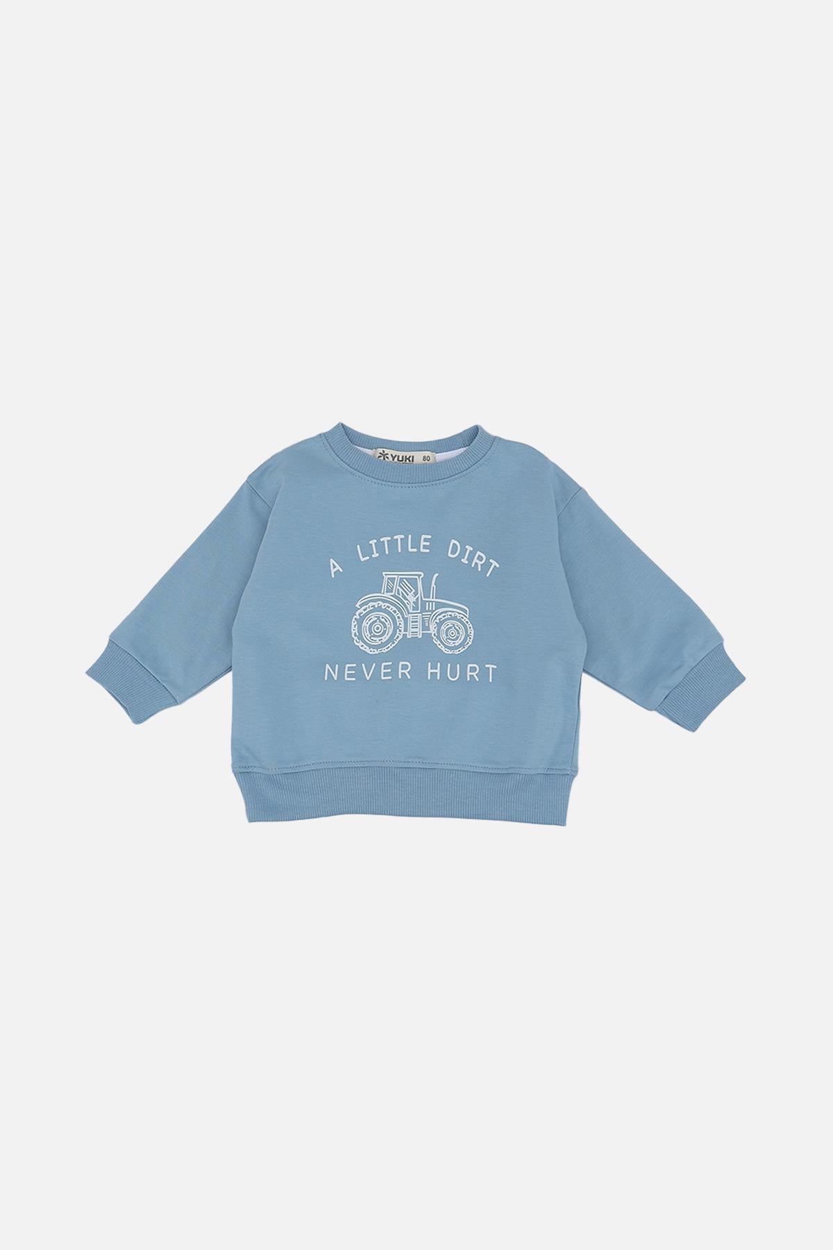 Свитшот детский Yuki для мальчика 86 см Голубой (ЦБ-00290767) Свитшот детский Yuki для мальчика 86 см Голубой (ЦБ-00290767)