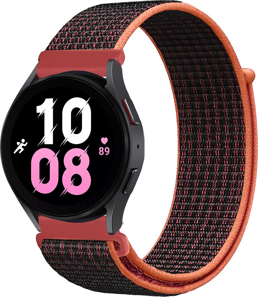 Ремінець нейлоновий Sport Loop для Galaxy Watch 5 44 мм Black/Red (29606-44)
