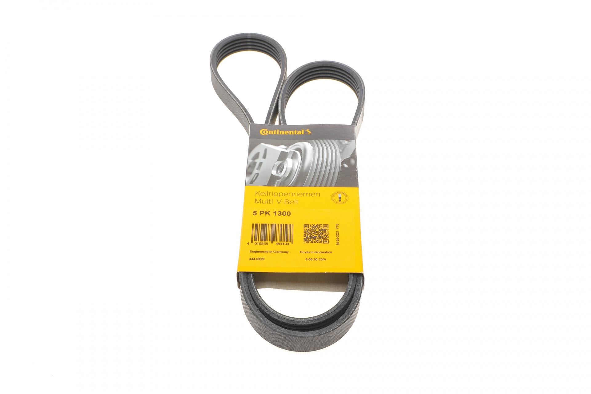 Ремінь генератора Continental VOLKSWAGEN Passat B5/Audi A4/A6 1.6/1.8/2.0 95-05/MB A-class W169 1.5-2.0 04-12 (5PK1300)