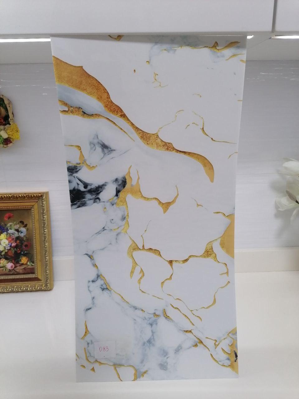 PET-панель самоклеющаяся глянцевая 600х300х2,5 мм Льняной белый/Серый (VN3-134) - фото 2 PET-панель самоклеющаяся глянцевая 600х300х2,5 мм Льняной белый/Серый (VN3-134) - фото 2