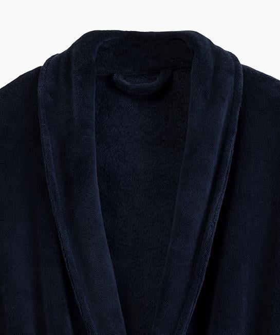 Халат чоловічий Atlantic SZM-002 на запах з поясом XL/XXL Синій (2785676458) - фото 4