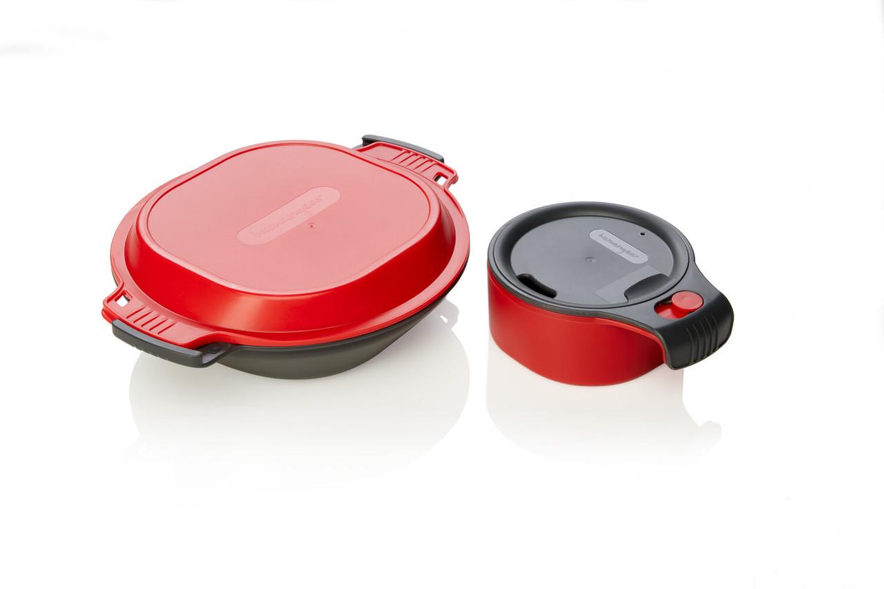 Набор посуды Humangear GoKit Deluxe (7-tool) Mess Kit Charcoal/Red (1054-022.0126) - фото 2 Набор посуды Humangear GoKit Deluxe (7-tool) Mess Kit Charcoal/Red (1054-022.0126) - фото 2