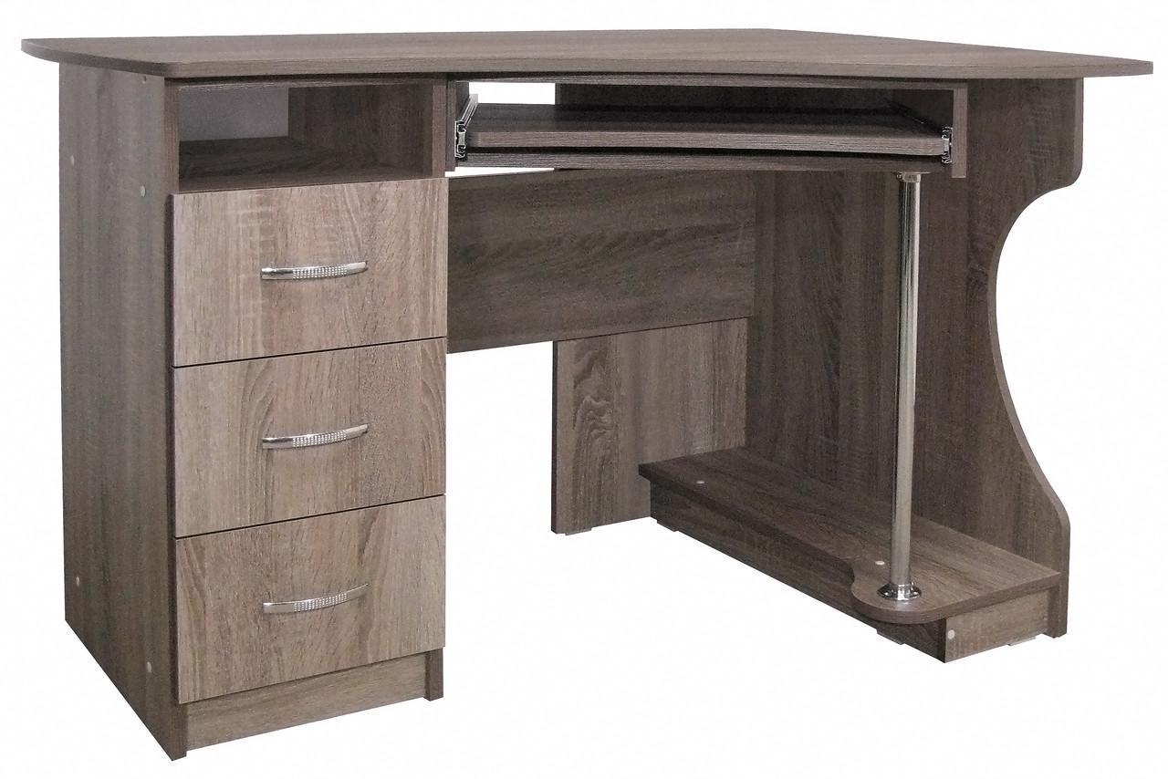 Стол компьютерный МАКСИ-МЕбель Коннект СКУ-5 плюс Дуб трюфель (8174)