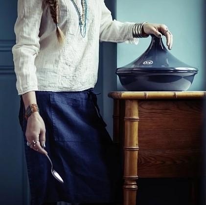 Тажин Emile Henry Cookware 3 л 32 см Синий (735632) - фото 4 Тажин Emile Henry Cookware 3 л 32 см Синий (735632) - фото 4