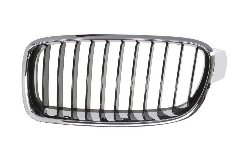 Решетка радиатора AVTM BMW 3-Series (F30/F31) 2012-2015 правая хром, черная без эмб 181422992