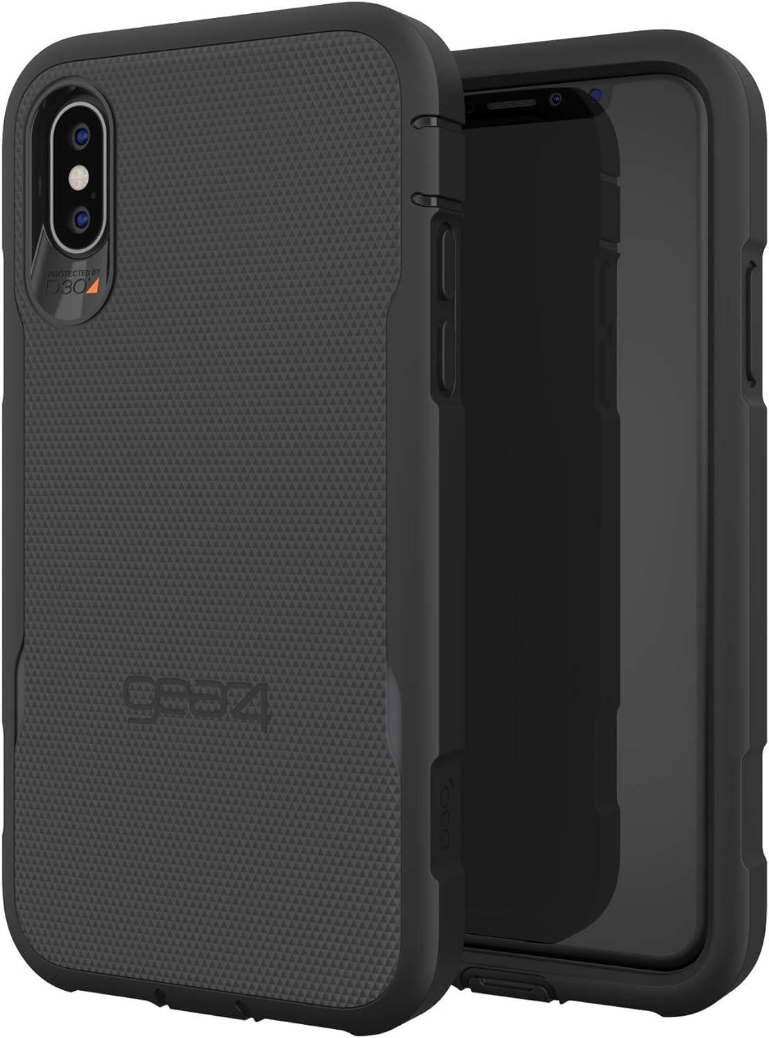 Чехол противоударный Zagg Gear4 Platoon для iPhone X/XS ICXPTNBLK Black