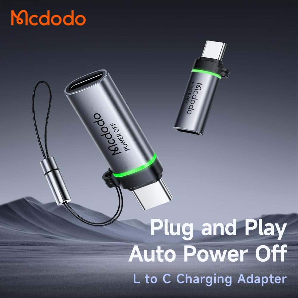 Адаптер Mcdodo автоматического отключения Lightning to USB-C Adapter (OT-6010) - фото 3