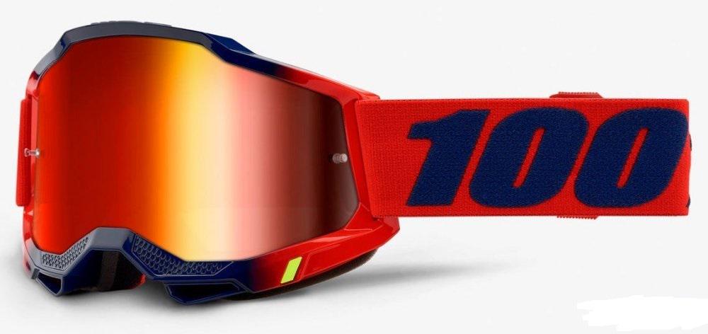 Мотоокуляри 100% ACCURI 2 Goggle Kearny/Mirror Red Lens (17780)
