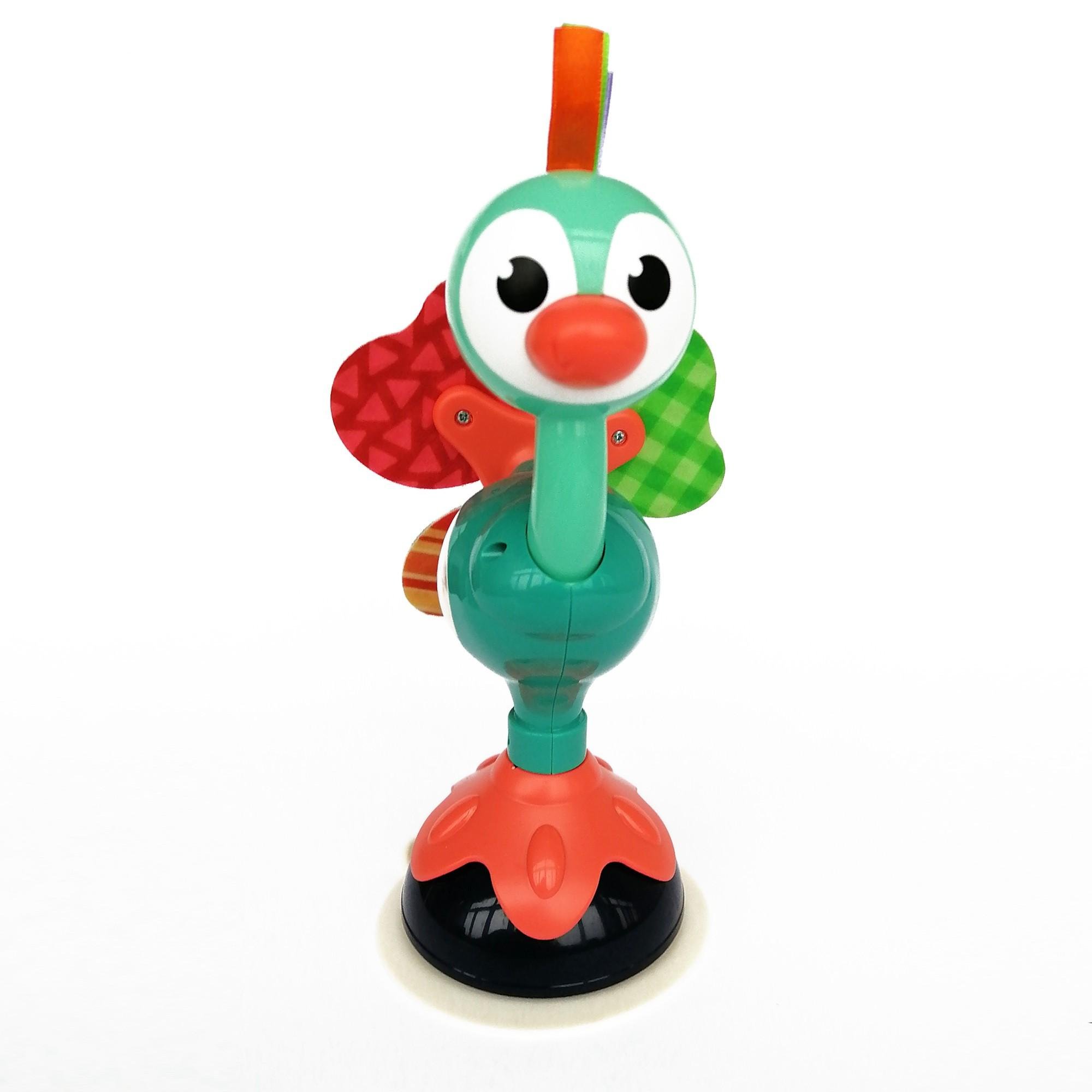 Брязкальце Play Smart Страусятко 23 см на присосі Різнокольоровий (110458STR)