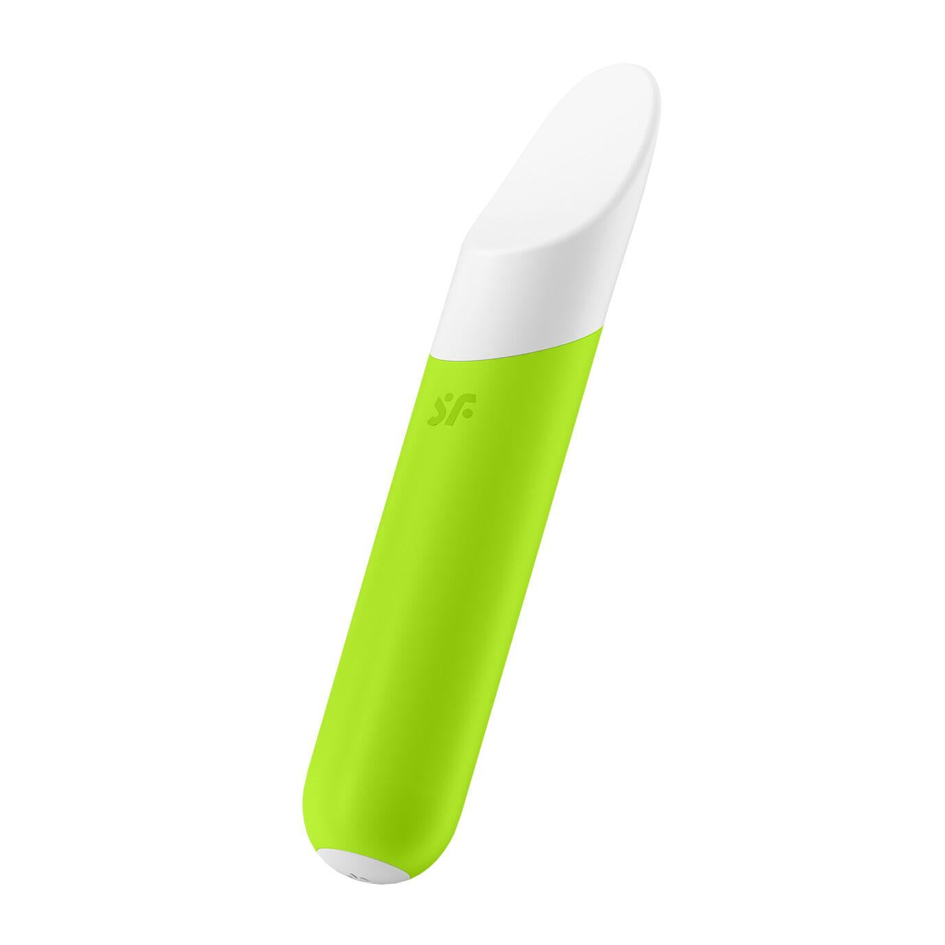 Минивибратор с гибким язычком Satisfyer Ultra Power Bullet 7 Зеленый (30278172)