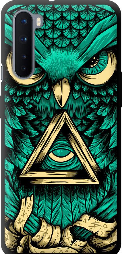 Чехол на OnePlus Nord Сова Арт-тату (3971b-2046-42517) Чехол на OnePlus Nord Сова Арт-тату (3971b-2046-42517)