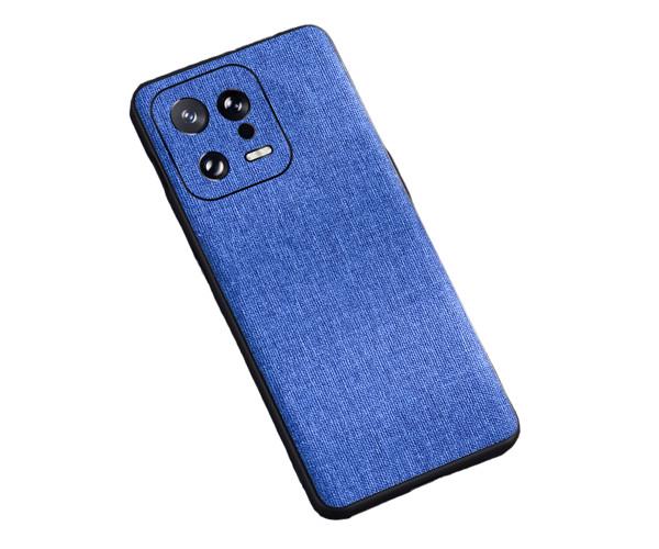 Чехол накладка New Textile Leather Cаse для Xiaomi 13 Синий