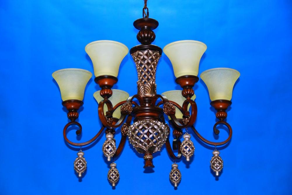 Люстра с плафонами Ray L6008/6 GT (IR006944)