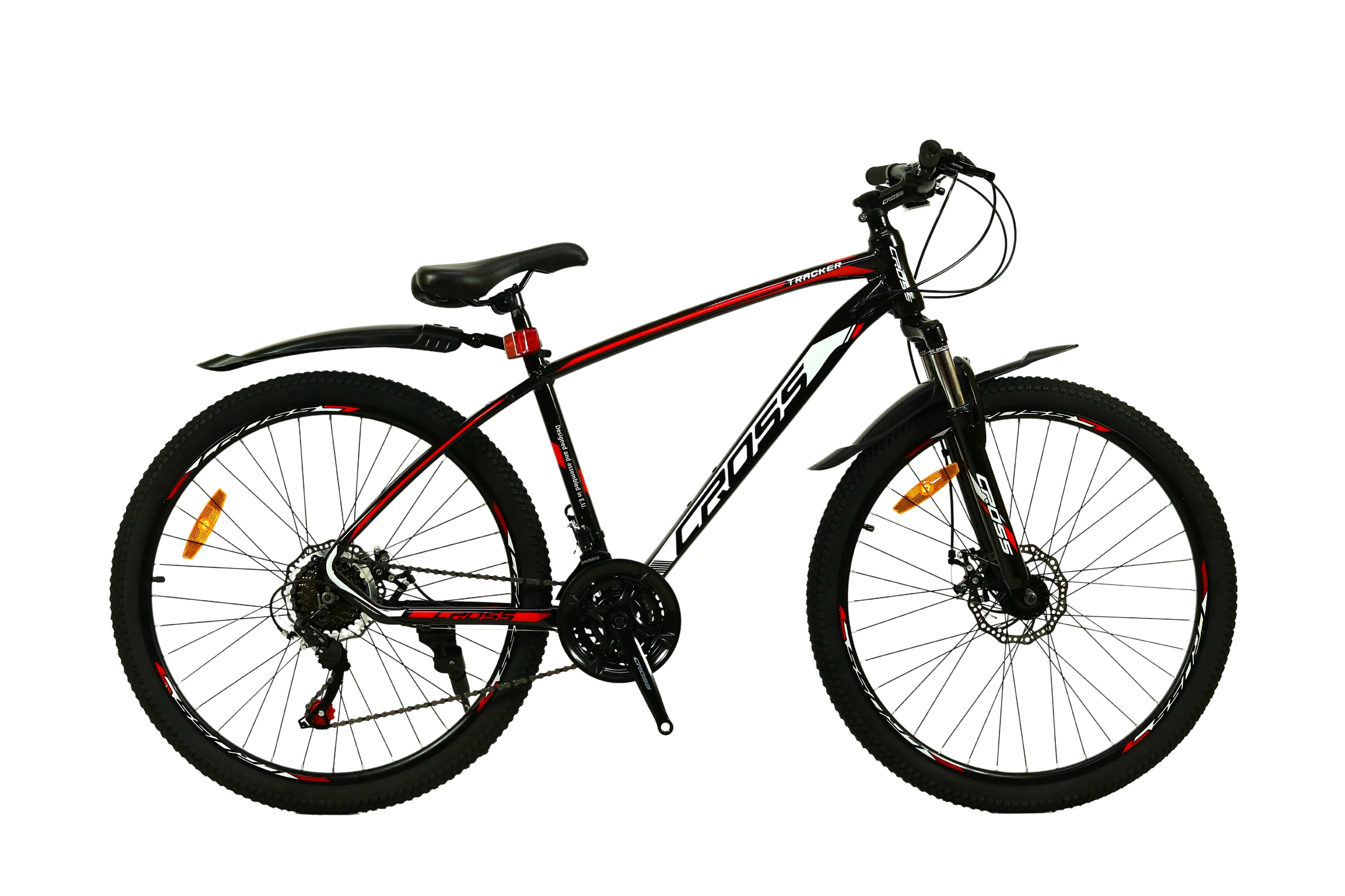 Велосипед CrossBike Tracker 29" 18" Черно-красный
