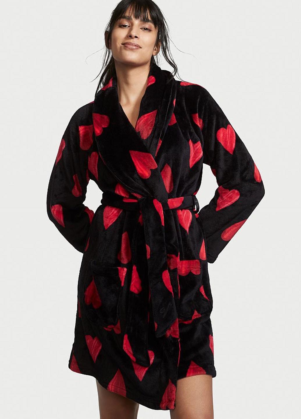 Халат Victoria's Secret XL/XXL Черный (1560402108QFXX/XL)
