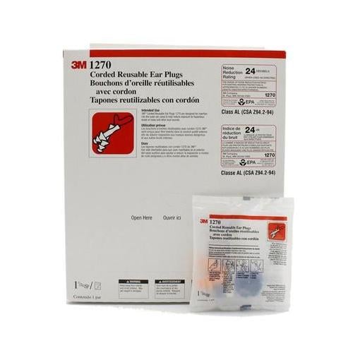 Беруші зі шнурком Ялинка 3M 1270 25дБ 100 пар Orange (957083) - фото 2 Беруші зі шнурком Ялинка 3M 1270 25дБ 100 пар Orange (957083) - фото 2