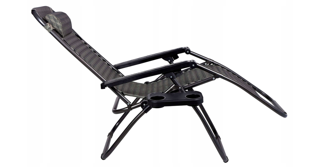 Шезлонг лежак розкладне крісло пляжне Zero Gravity автоматичне XY-149A - фото 4 Шезлонг лежак розкладне крісло пляжне Zero Gravity автоматичне XY-149A - фото 4