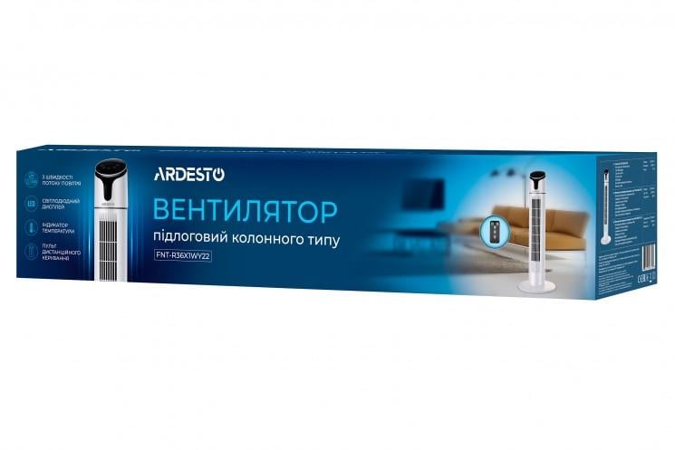 Вентилятор колонний Ardesto FNT-R36X1WY22 90 см 50 Вт - фото 2 Вентилятор колонний Ardesto FNT-R36X1WY22 90 см 50 Вт - фото 2