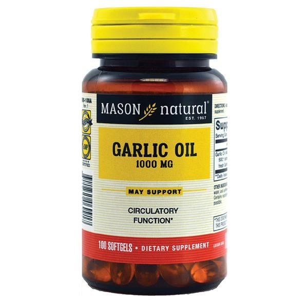 Добавка натуральная Garlic Oil 1000 мг 100 softgels