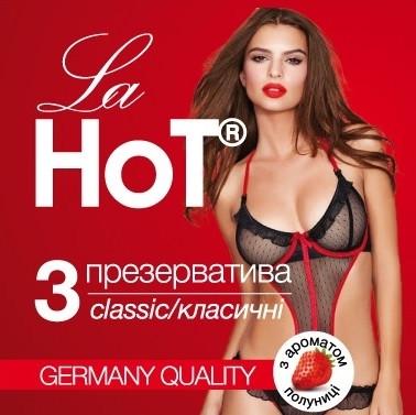 Презервативы La HOT 3 шт./пачка 24 пачки/упаковка (000002563)