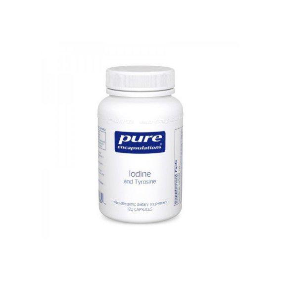 Микроэлемент Йод Pure Encapsulations Iodine & Tyrosine 120 Caps (PE-00384)