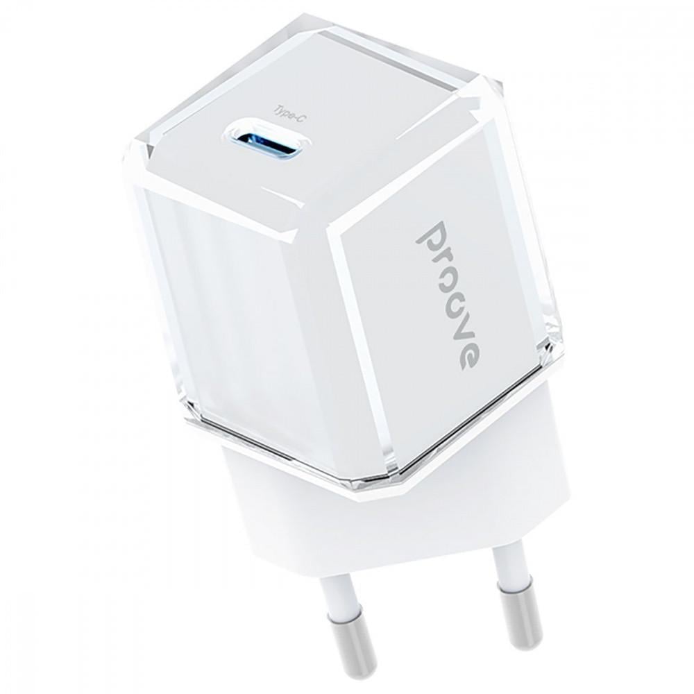 Зарядное устройство Proove Pure GaN 30 W Type-C White Зарядное устройство Proove Pure GaN 30 W Type-C White