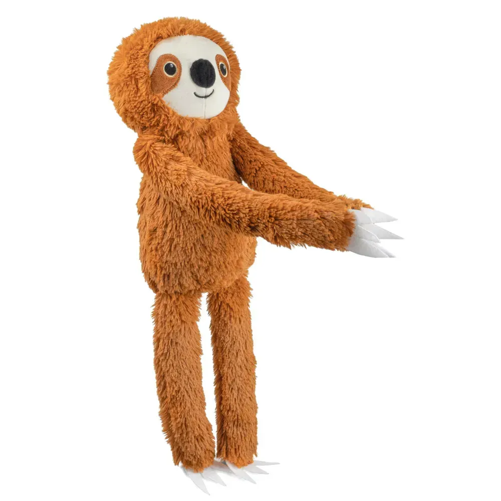 Мягкая игрушка Ленивец Усмихун из искусственного меха 60 см Коричневый (150-98-ZL727)