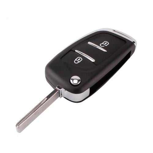 Ключ викидний CE0536 HU83 під чіп 2 кнопки DKT0269 для Citroen ніша Black (510103)
